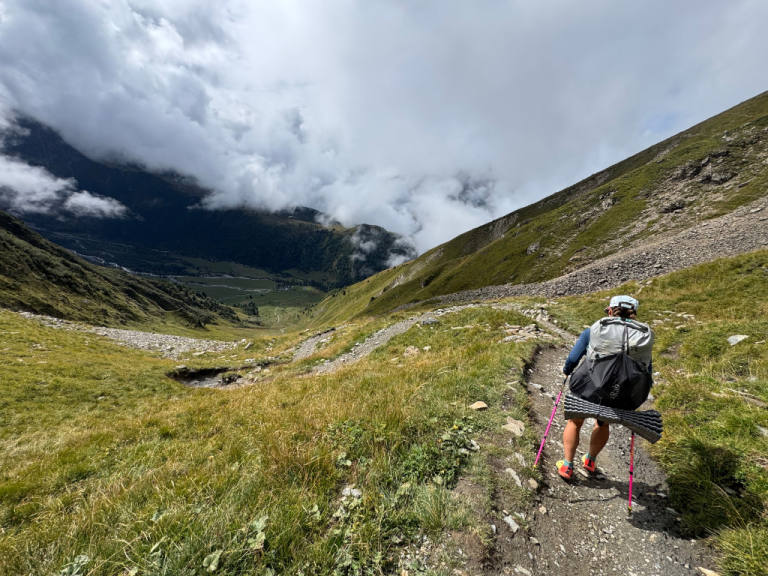 Final descent to Les Chapieux