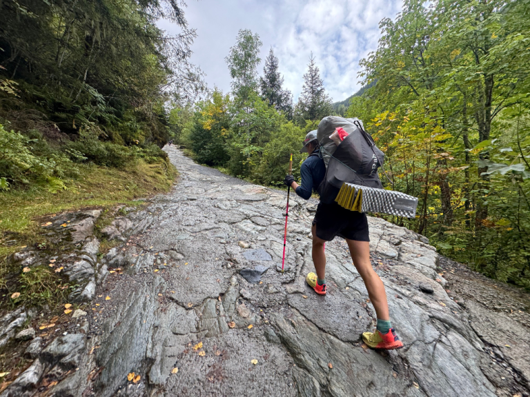 First big climb on the way to Les Chapieux