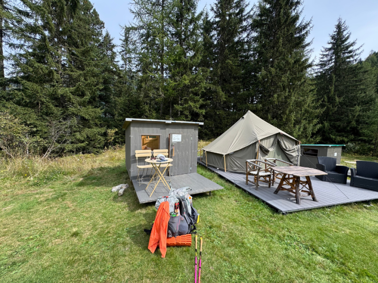 Camping at Realis d'Arpette