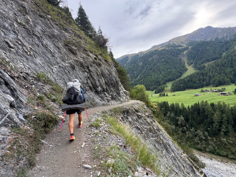 The hike to La Fouly