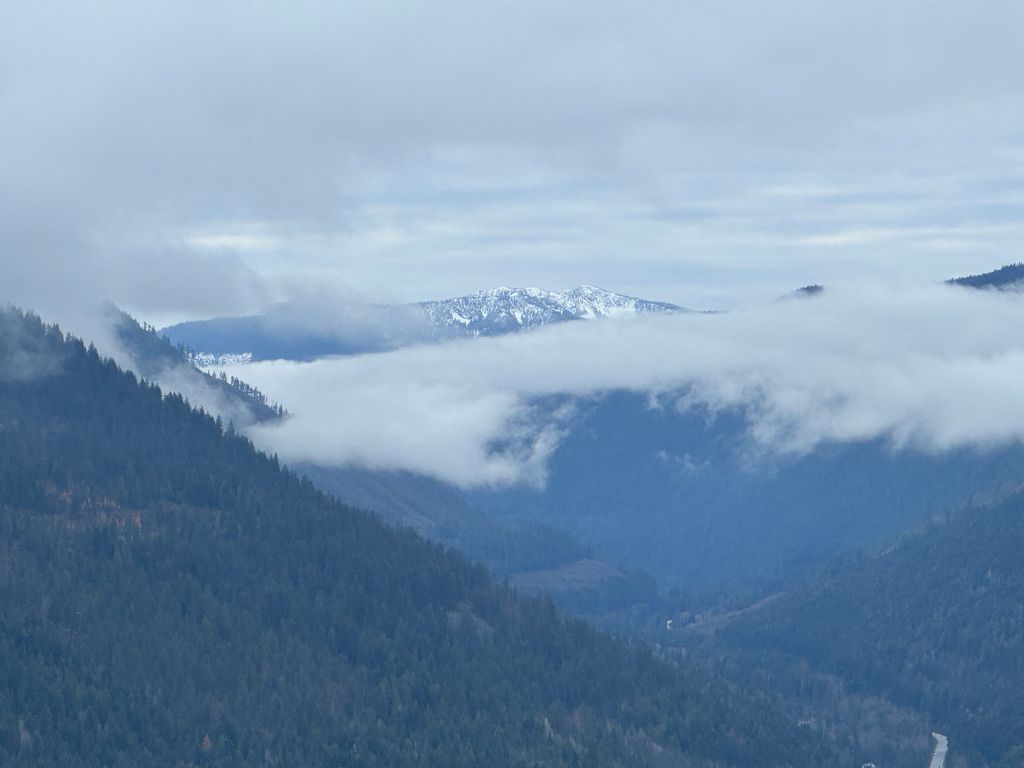 Snow in the Selkirk Mountains