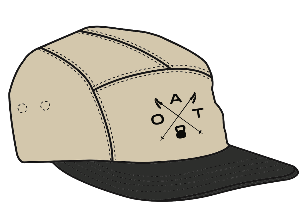 OAT Hat Style 01 Tan Black — front