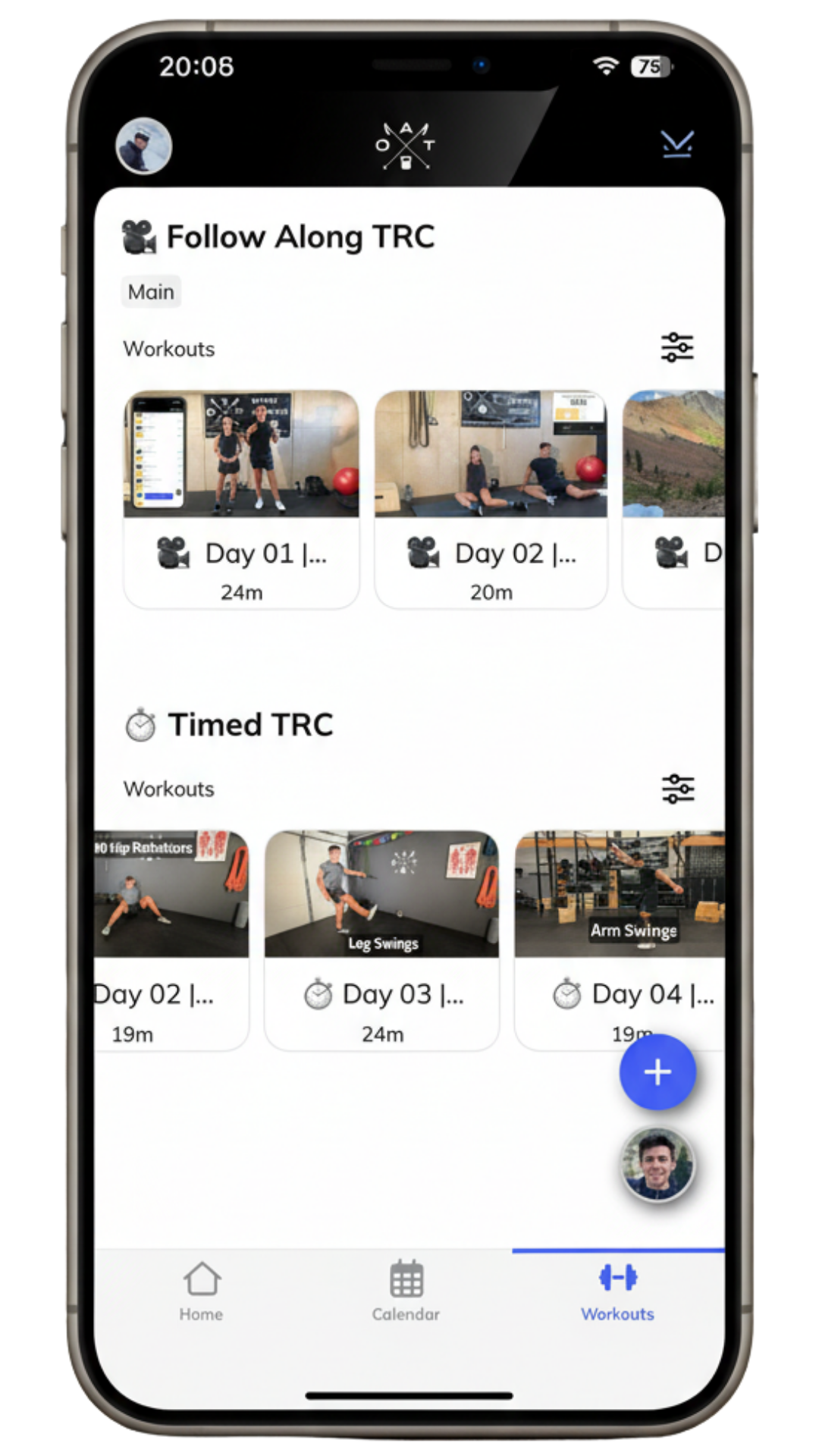 OAT Fit App — Workout Library