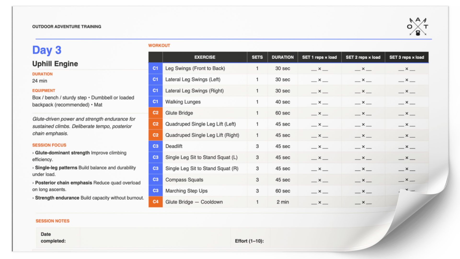 Trail Ready Challenge — Print Guide