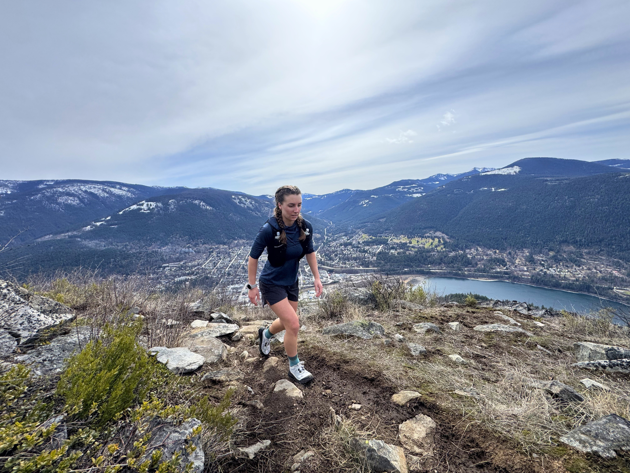Training run to the Flagpole in Nelson, BC