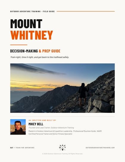 Cover of the Mount Whitney Field Guide