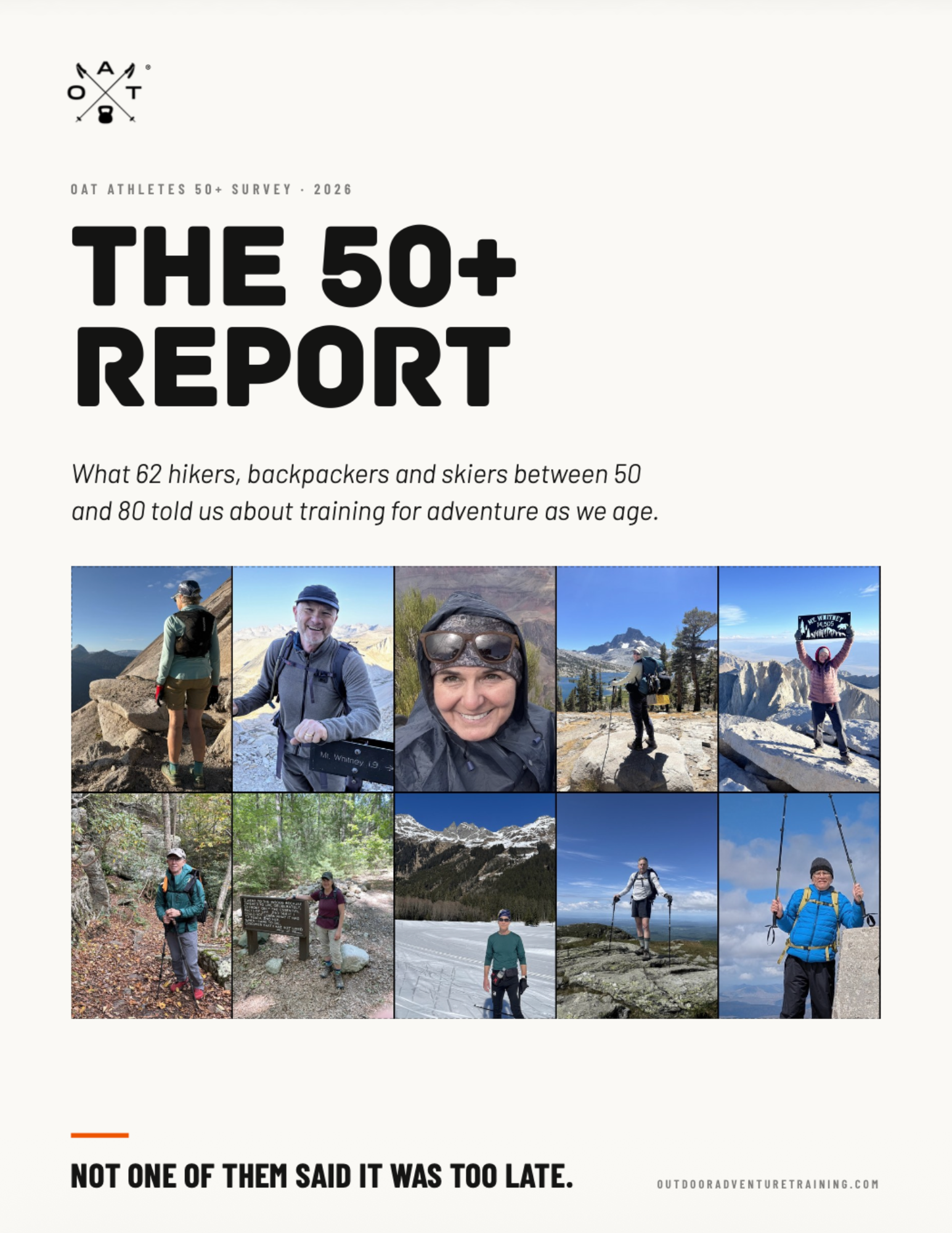 The 50+ Report, cover
